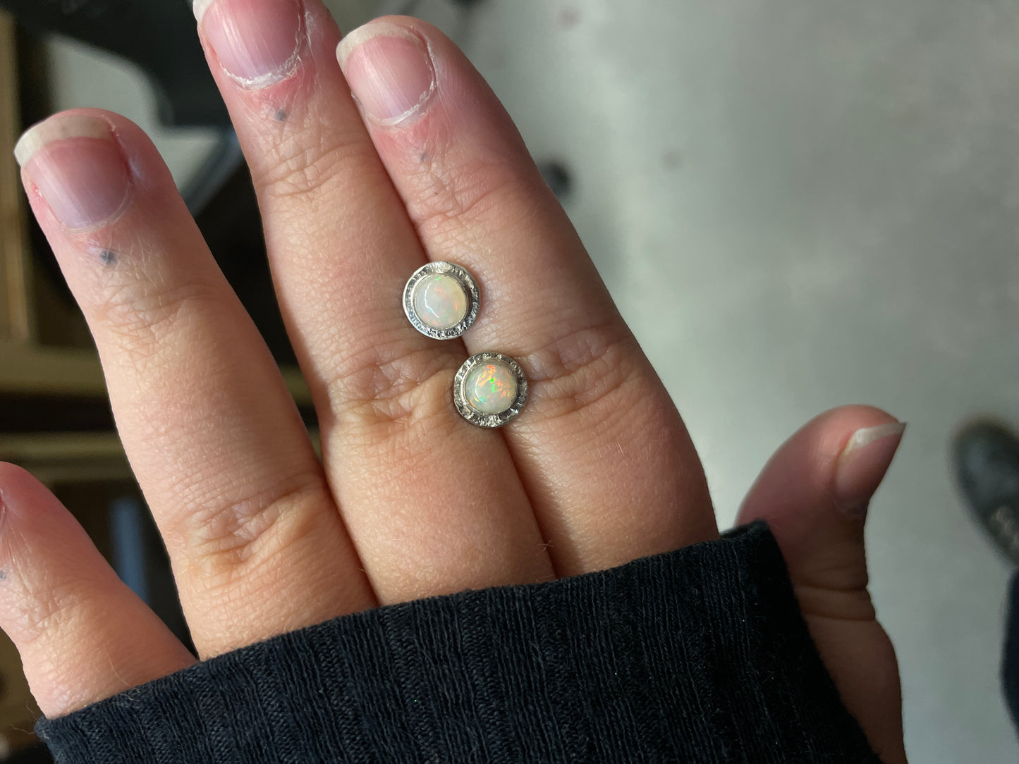 Opal Studs