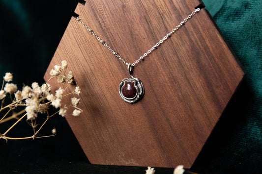 Jasper Pomegranate Necklace