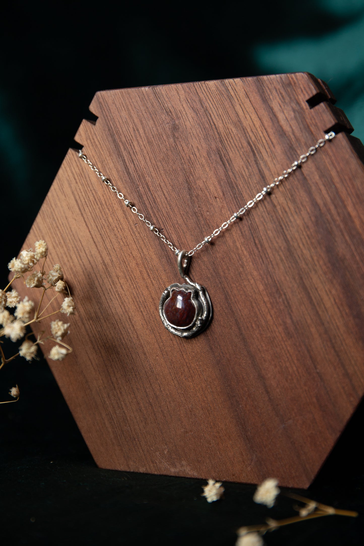 Jasper Pomegranate Necklace